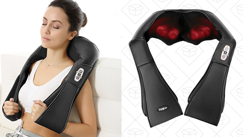 Shoulder Massager with Shiatsu Kneading Massage and Heat, $36 with code NaipoGF1